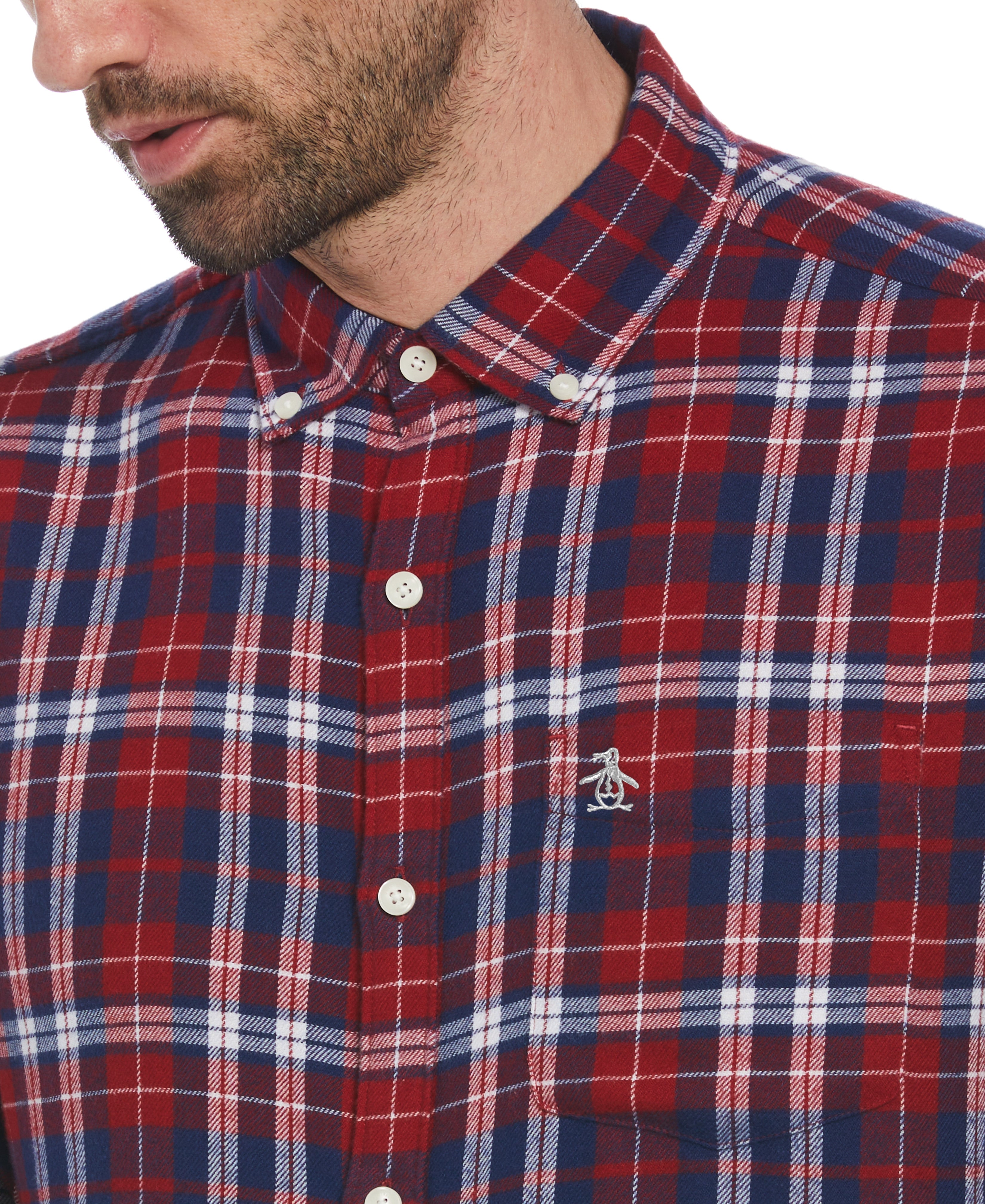 Plaid Flannel Shirt – Original Penguin US