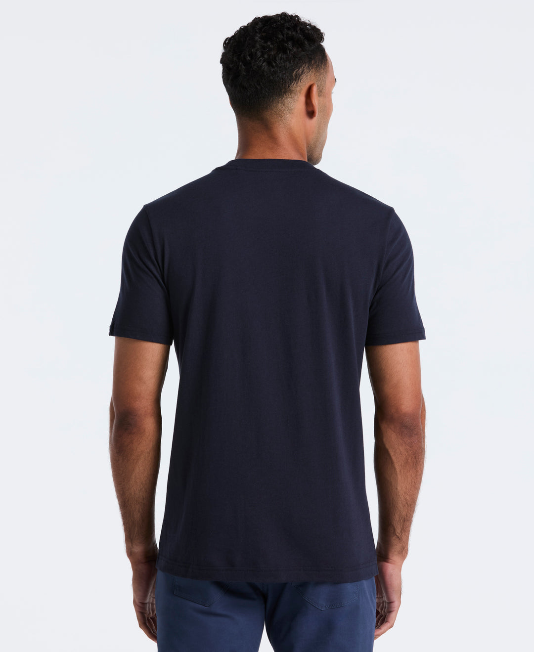 Pete Fill Graphic Micro Geo Tee (Dark Sapphire) 