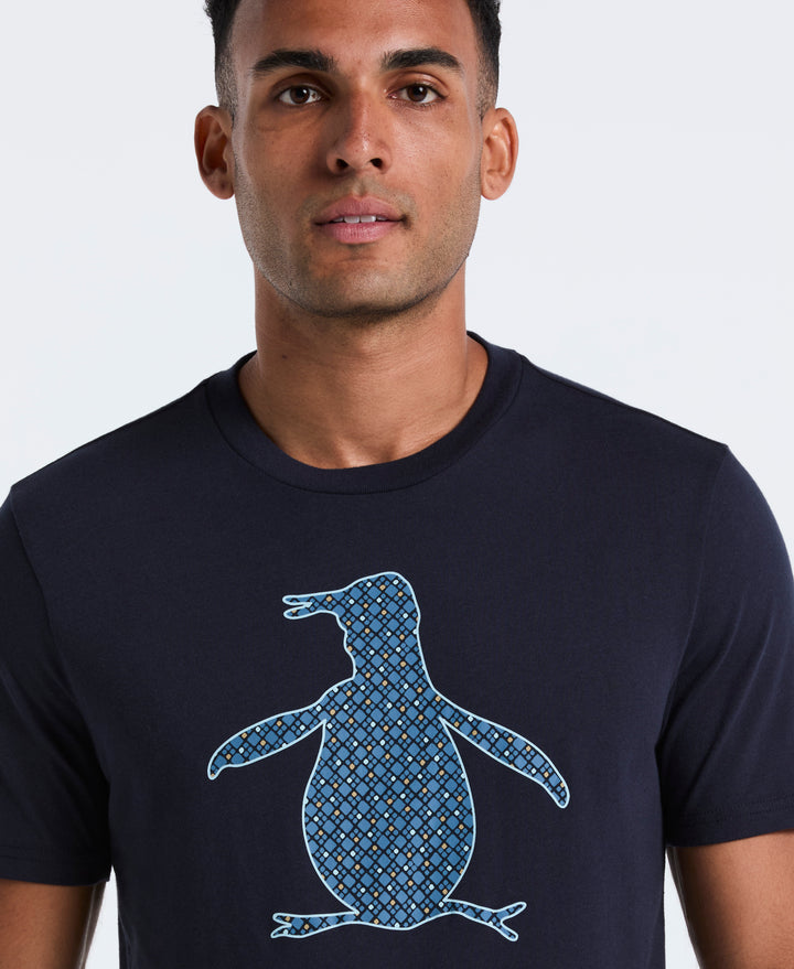 Pete Fill Graphic Micro Geo Tee (Dark Sapphire) 