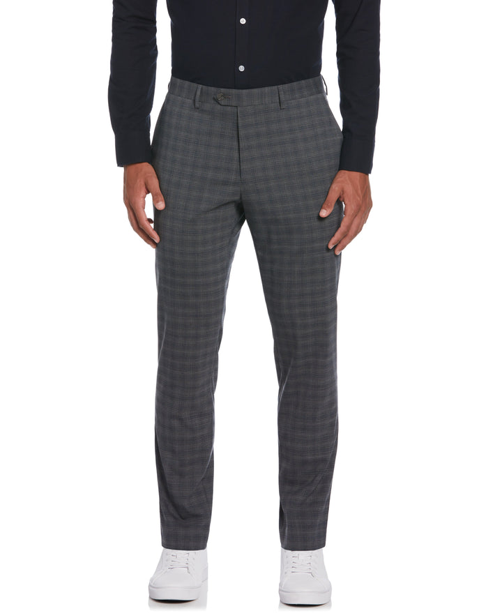 Plaid Suit Pant-Dress Pants-Grey/Blue-29-30-Original Penguin