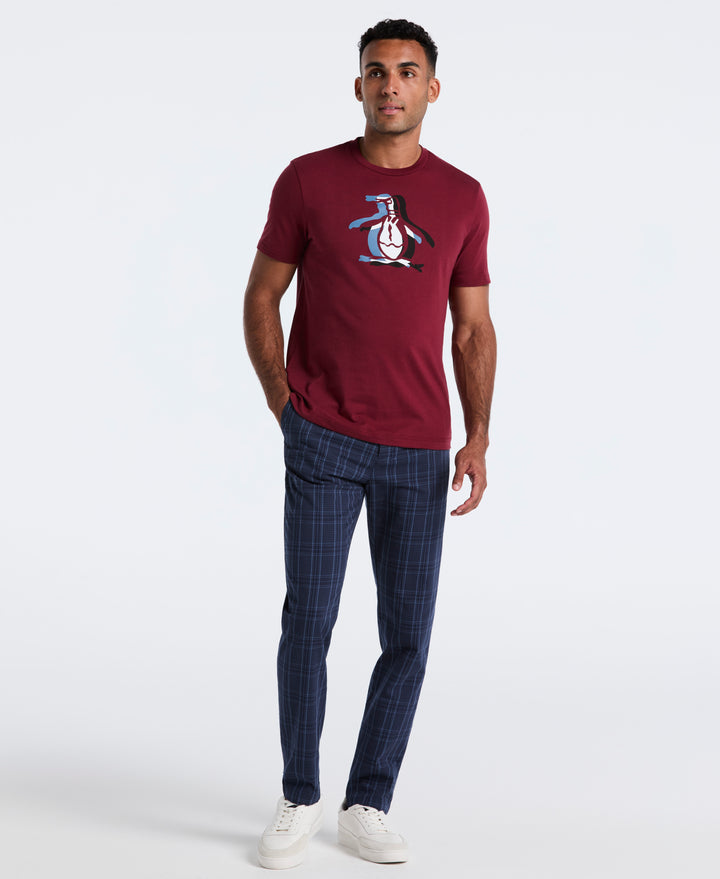 Plaid Stretch Twill Chino Pant (Dark Sapphire) 