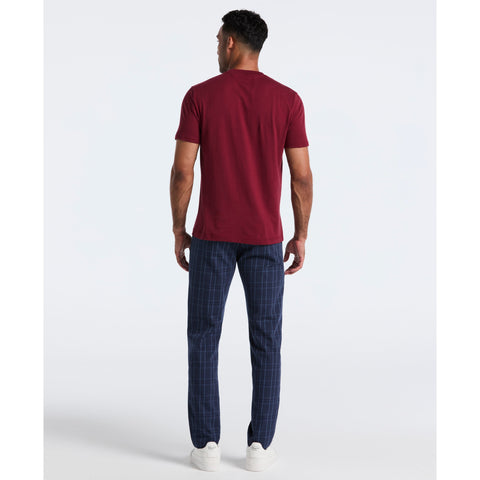 Plaid Stretch Twill Chino Pant (Dark Sapphire) 