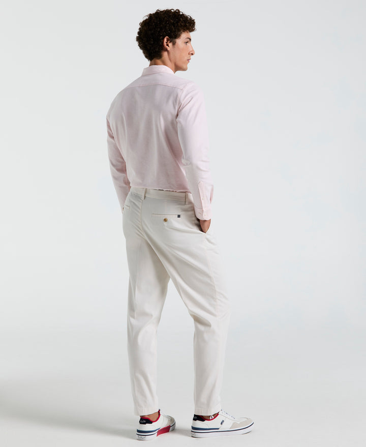 Pleated Chino Trousers (Birch) 