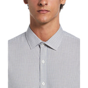 Plum Mini Check Print  (Taupe) 