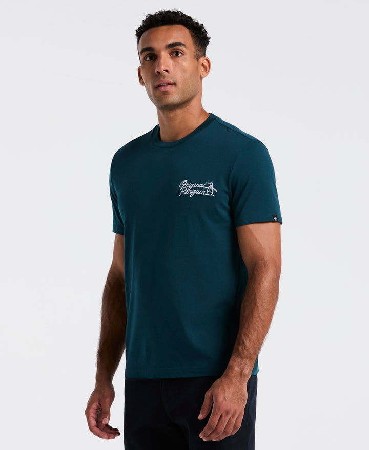 Poker Scene Graphic Tee (Reflecting Pond) 