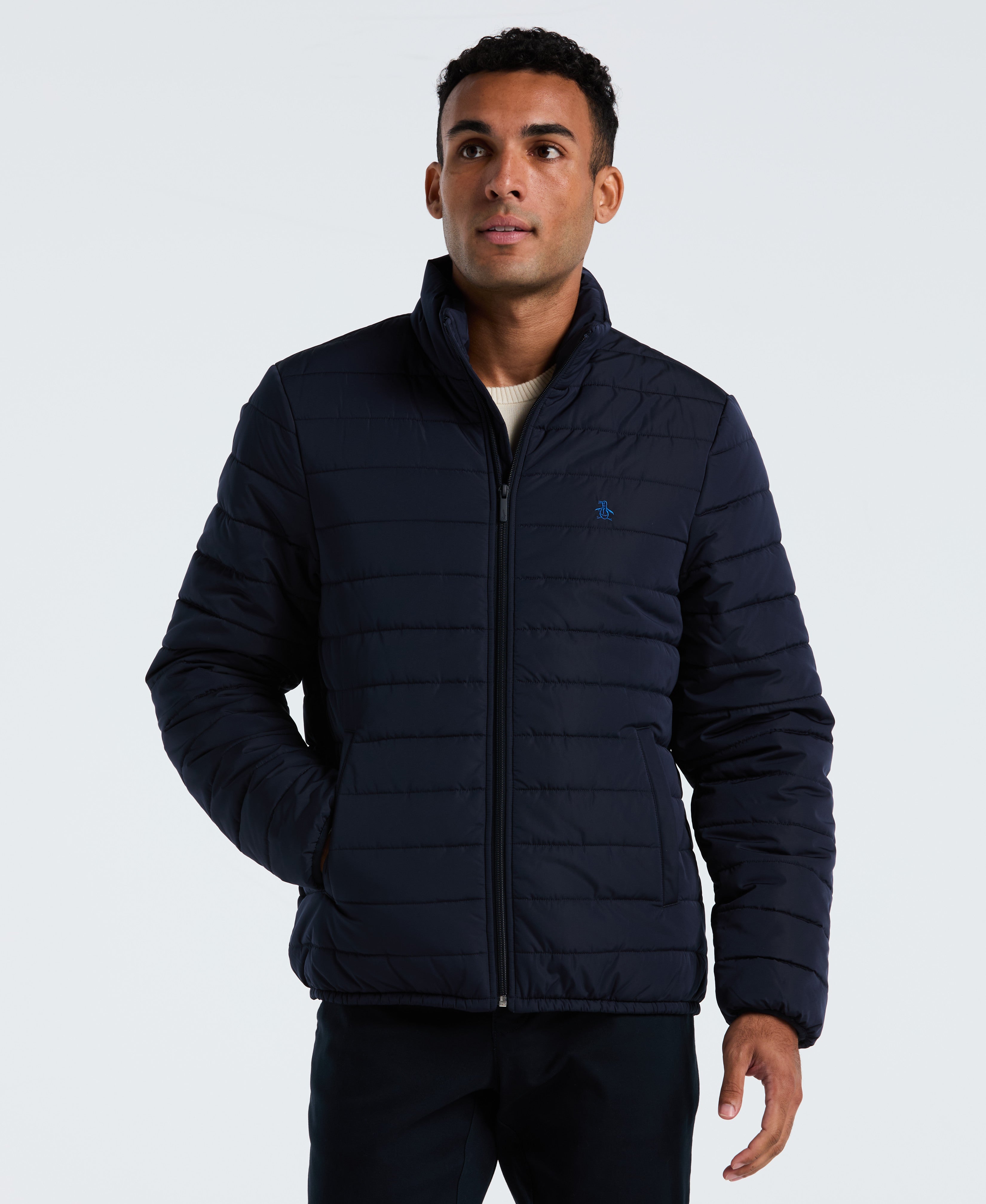Polyfill Full Zip Puffer Jacket – Original Penguin US