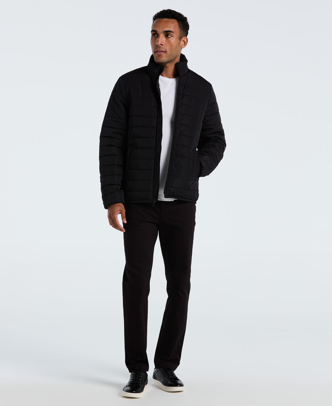 Lightweight Polyfill Jacket (True Black) 