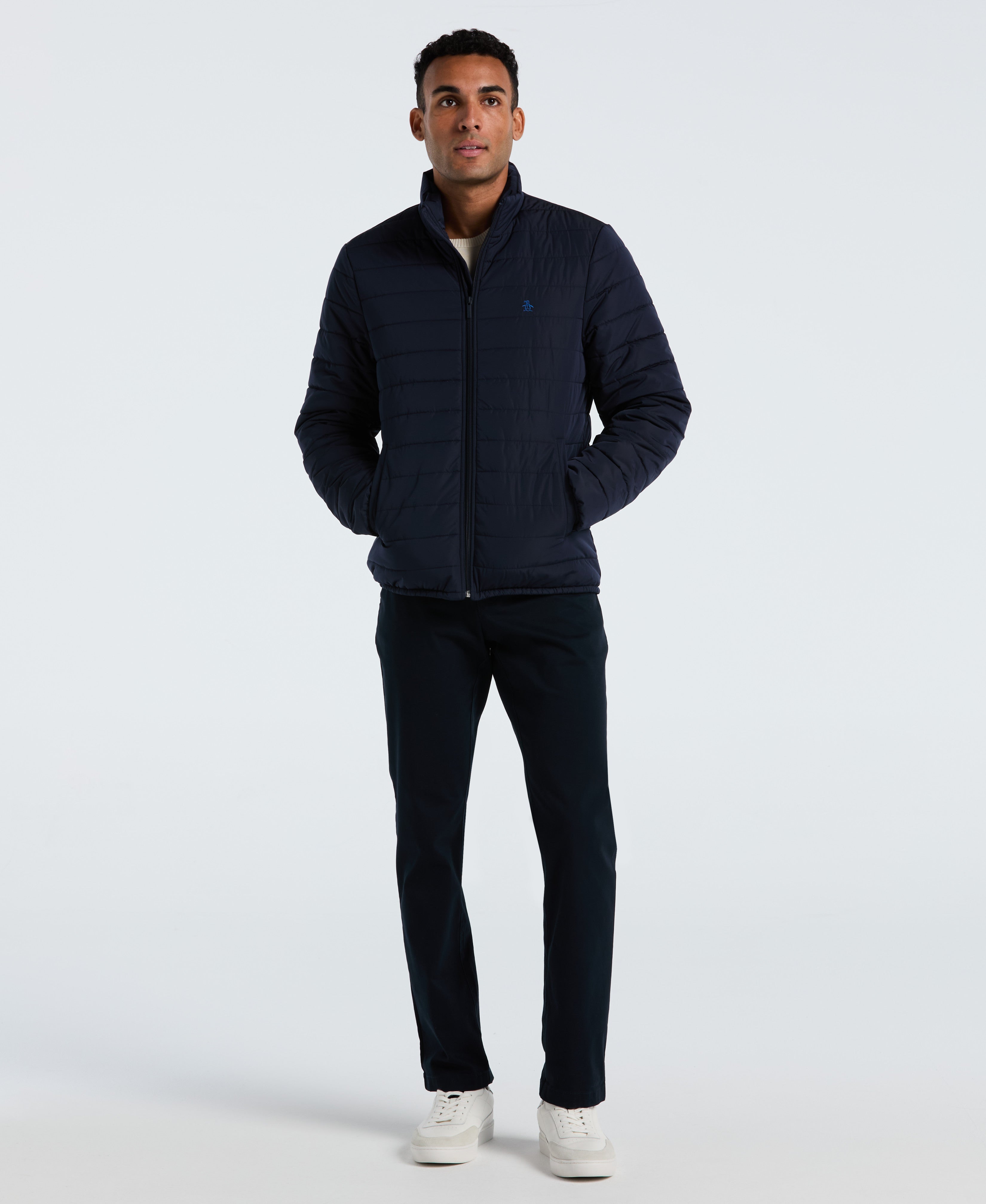 Polyfill Full Zip Puffer Jacket – Original Penguin US