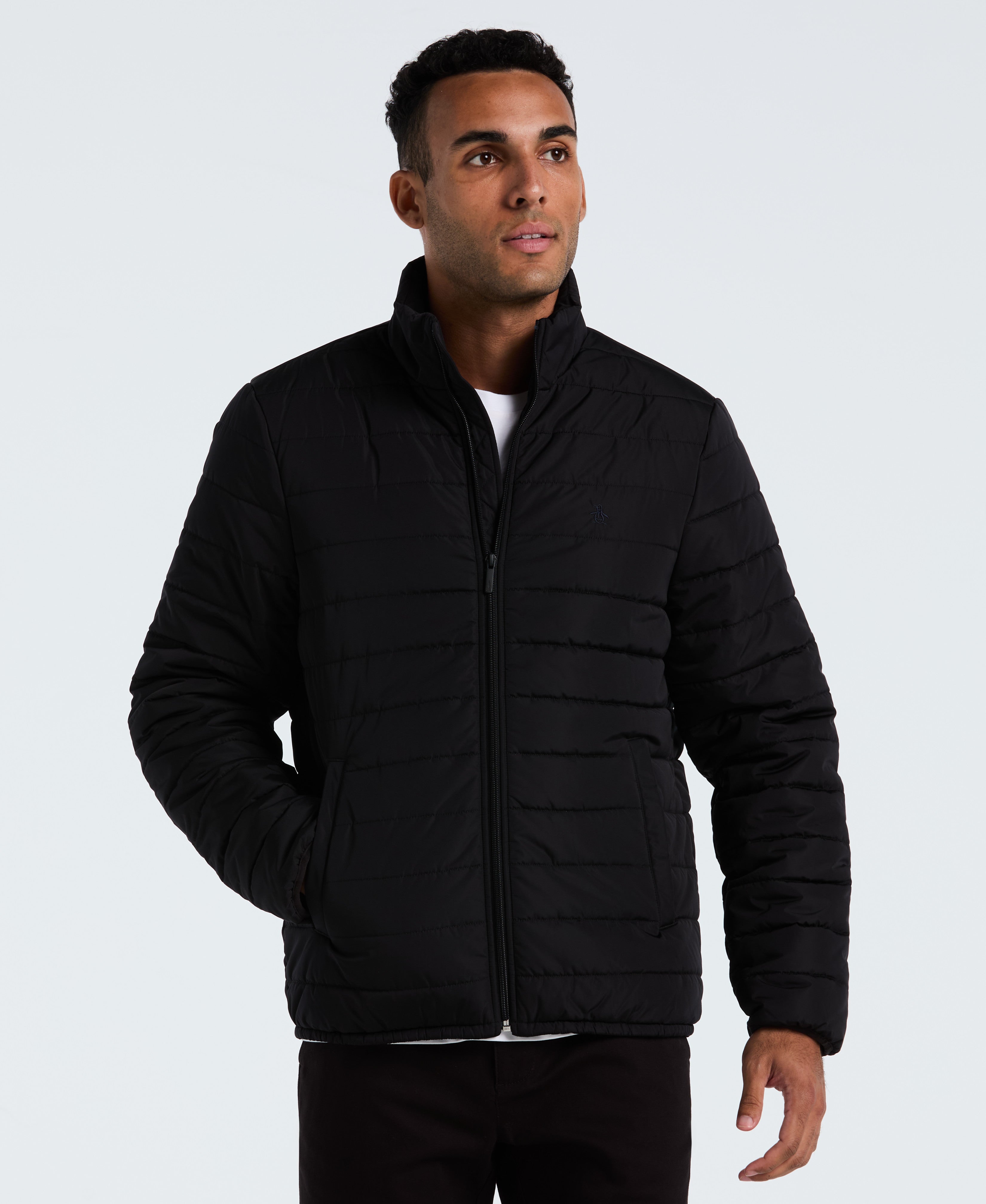 Polyfill Full Zip Puffer Jacket – Original Penguin US