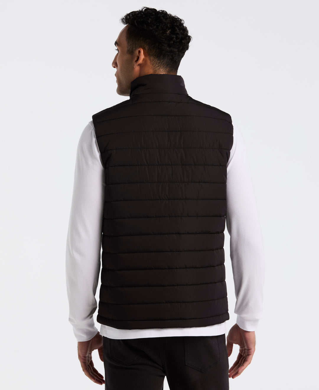 Lightweight Polyfill Vest (True Black) 