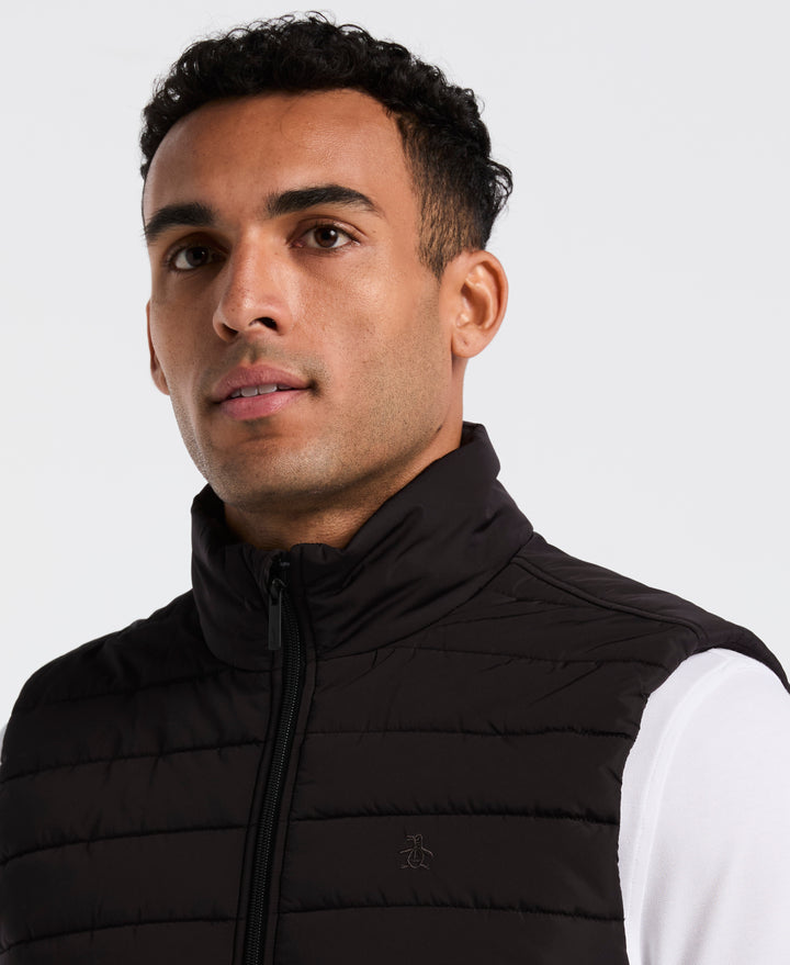 Lightweight Polyfill Vest (True Black) 