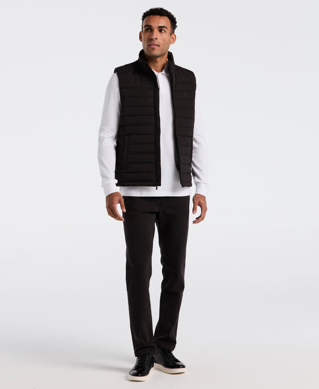Lightweight Polyfill Vest (True Black) 