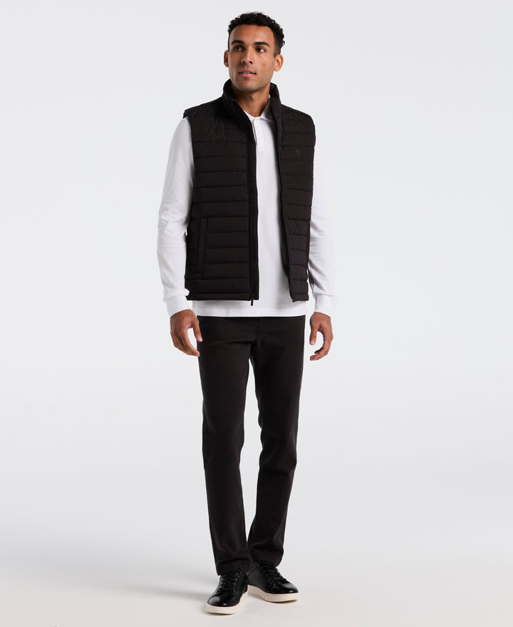 Lightweight Polyfill Vest (True Black) 