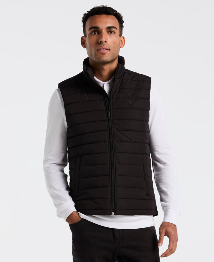 Lightweight Polyfill Vest (True Black) 
