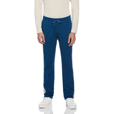 Ponte Side Stripe Jogger Trousers (Poseidon Blue) 