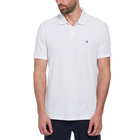 Pique Pop Polo (Bright White) 