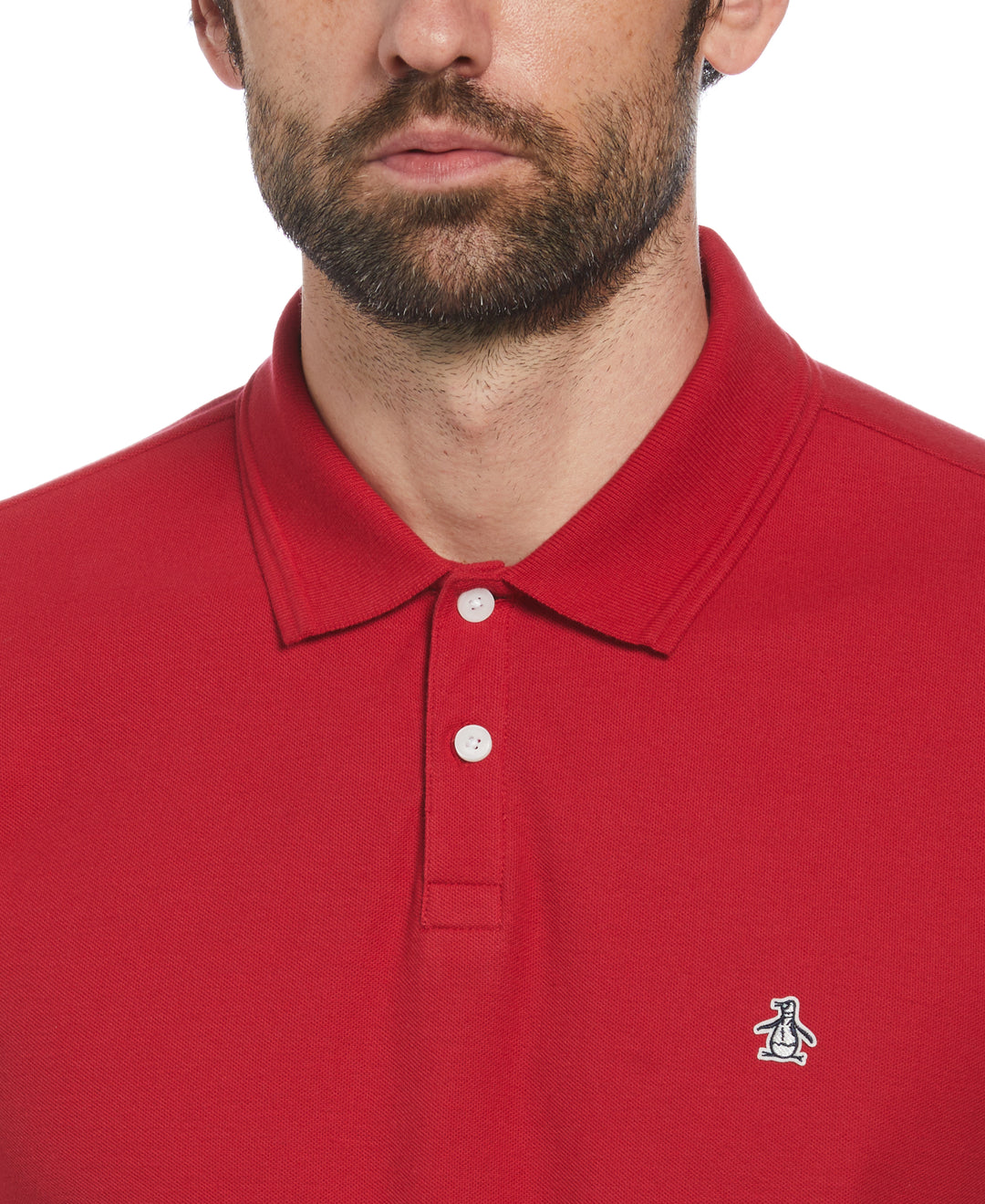 Pique Pop Polo (Red) 
