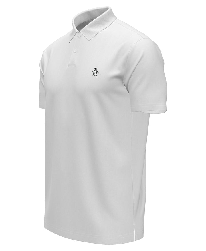 Pique Pop Polo (Bright White) 