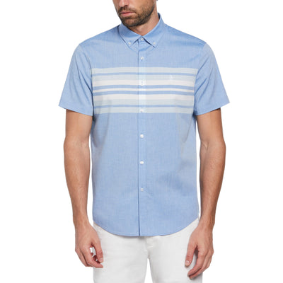 Poplin Chest Stripe Shirt (Skydiver) 