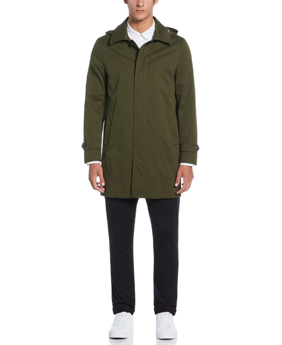 Olive Portland Rain Coat
 (Olive) 