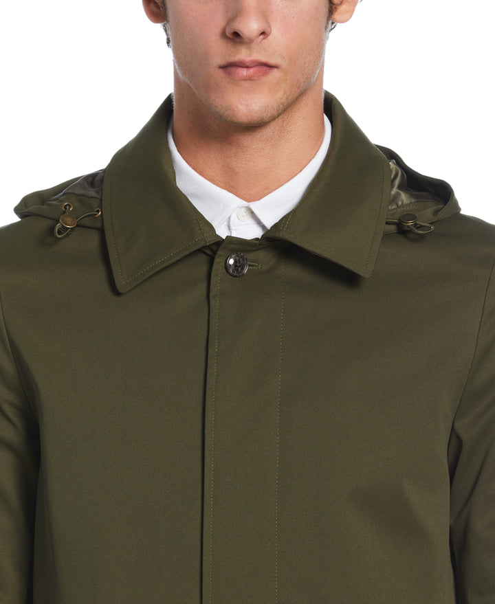 Olive Portland Rain Coat
 (Olive) 