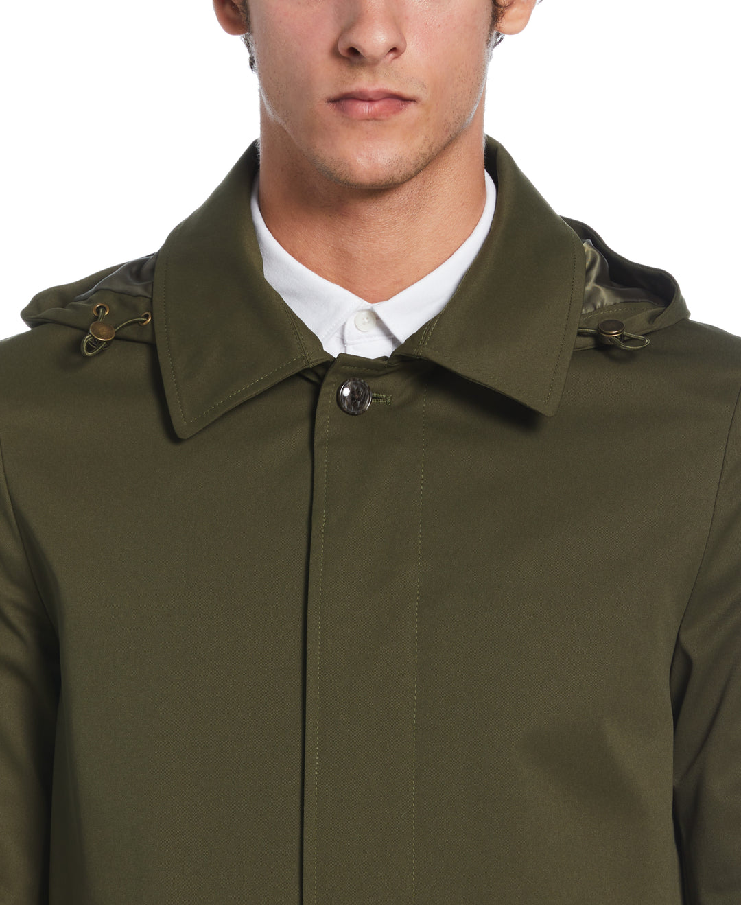 Olive Portland Rain Coat
 (Olive) 