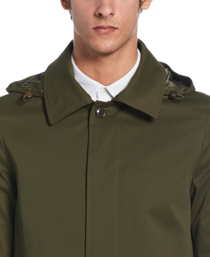 Olive Portland Rain Coat
 (Olive) 