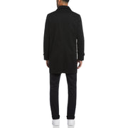 Black Portland Rain Coat  (Black) 