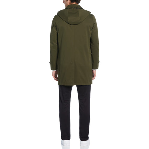 Olive Portland Rain Coat
 (Olive) 