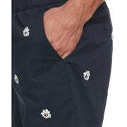 Premium Floral Print Shorts (Dark Sapphire) 