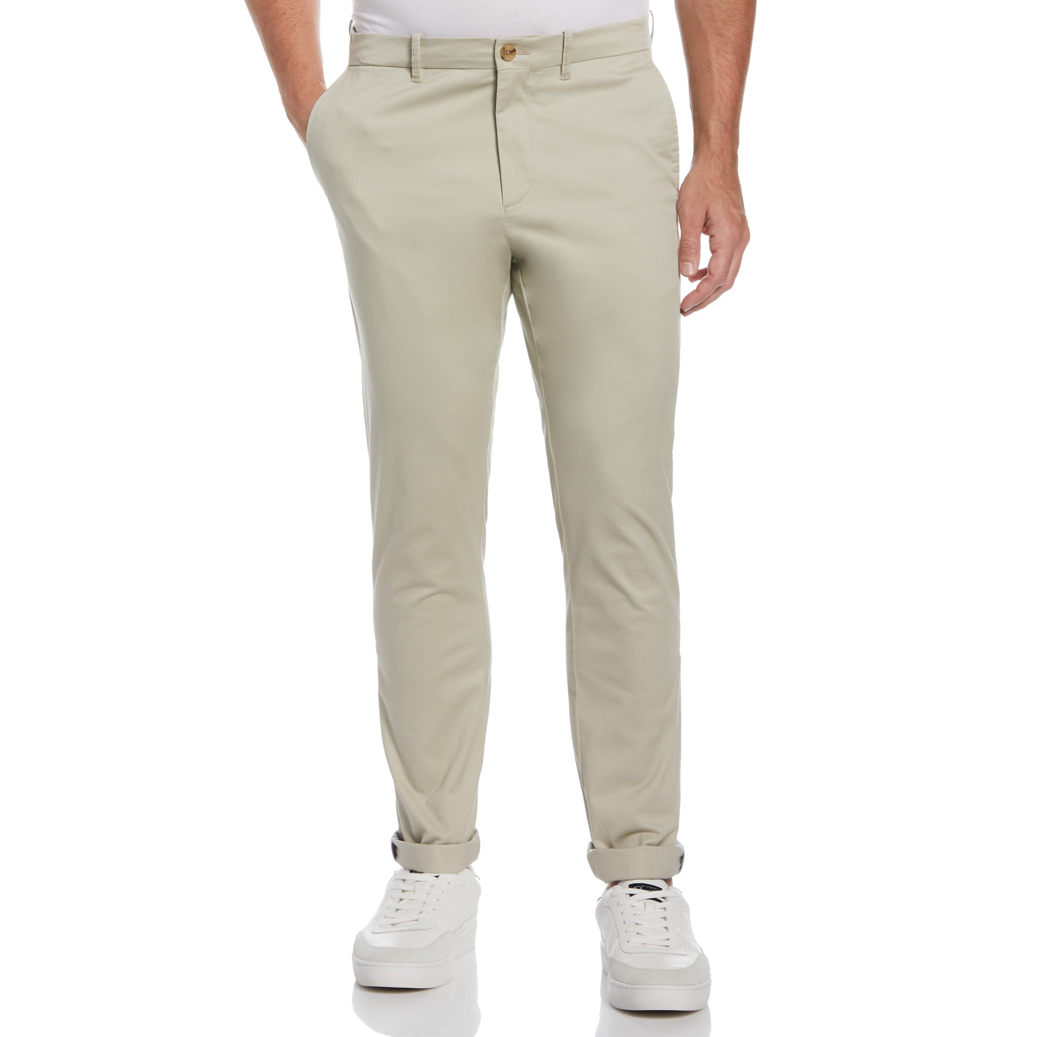 TIME IS ON CHINO British Khak サイズ2 Chino_20Essentalls_20Slim_20Kh