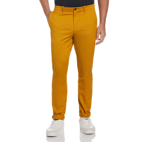 Cotton Stretch Twill Chino Pant (Harvest Gold) 