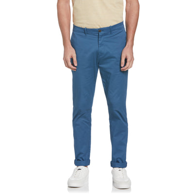 Basic Recycled Cotton Chino Trousers (Midnight) 