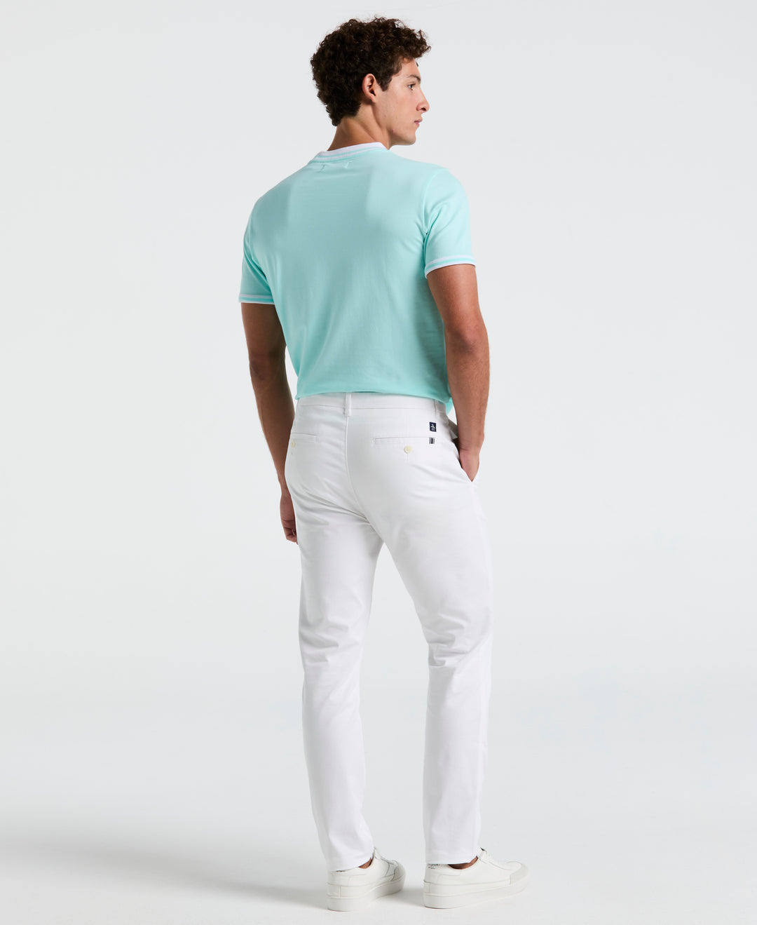 Premium Slim Fit Stretch Chino (Bright White) 