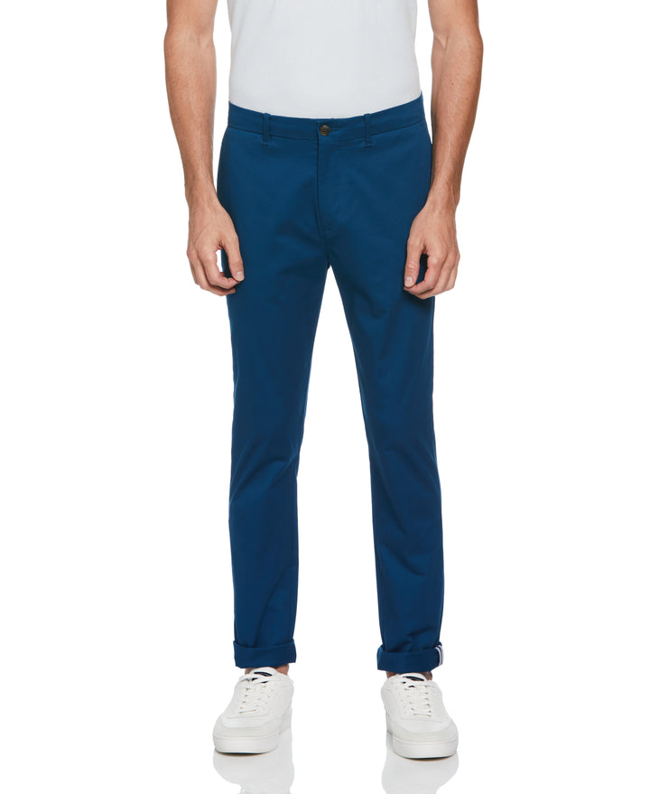 Basic Recycled Cotton Chino Trousers (Poseidon Blue) 