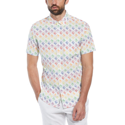 Rainbow Pete Print Shirt (Bright White) 