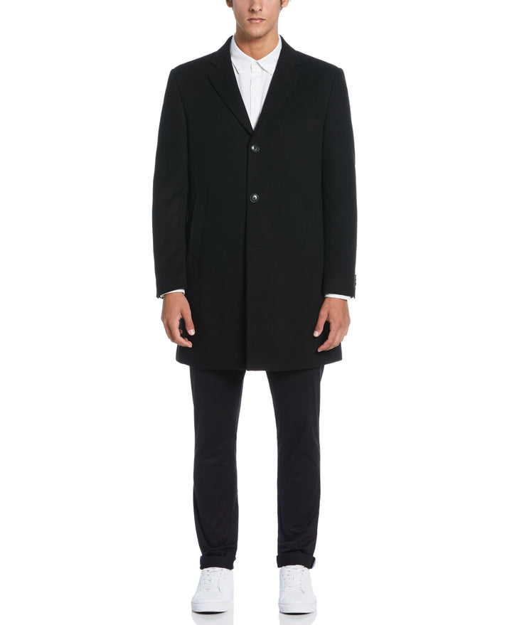 Black Priel Overcoat (Black) 