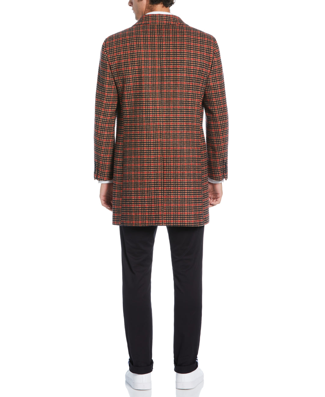 Tan Priel Overcoat (Tan/Red) 