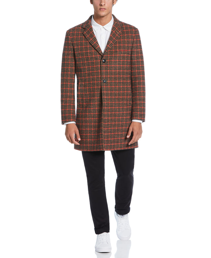 Tan Priel Overcoat (Tan/Red) 