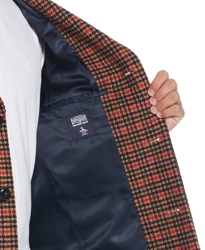 Tan Priel Overcoat (Tan/Red) 