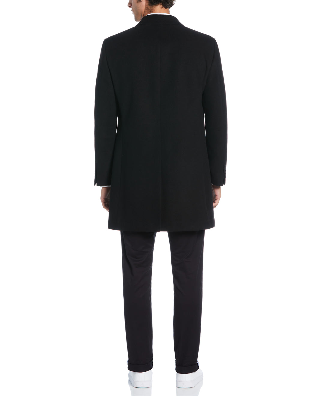 Black Priel Overcoat (Black) 