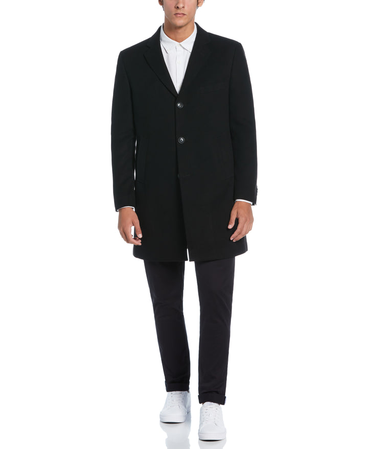 Black Priel Overcoat (Black) 