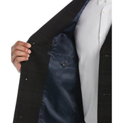 Olive Plaid Priel Overcoat (Black/Aster) 