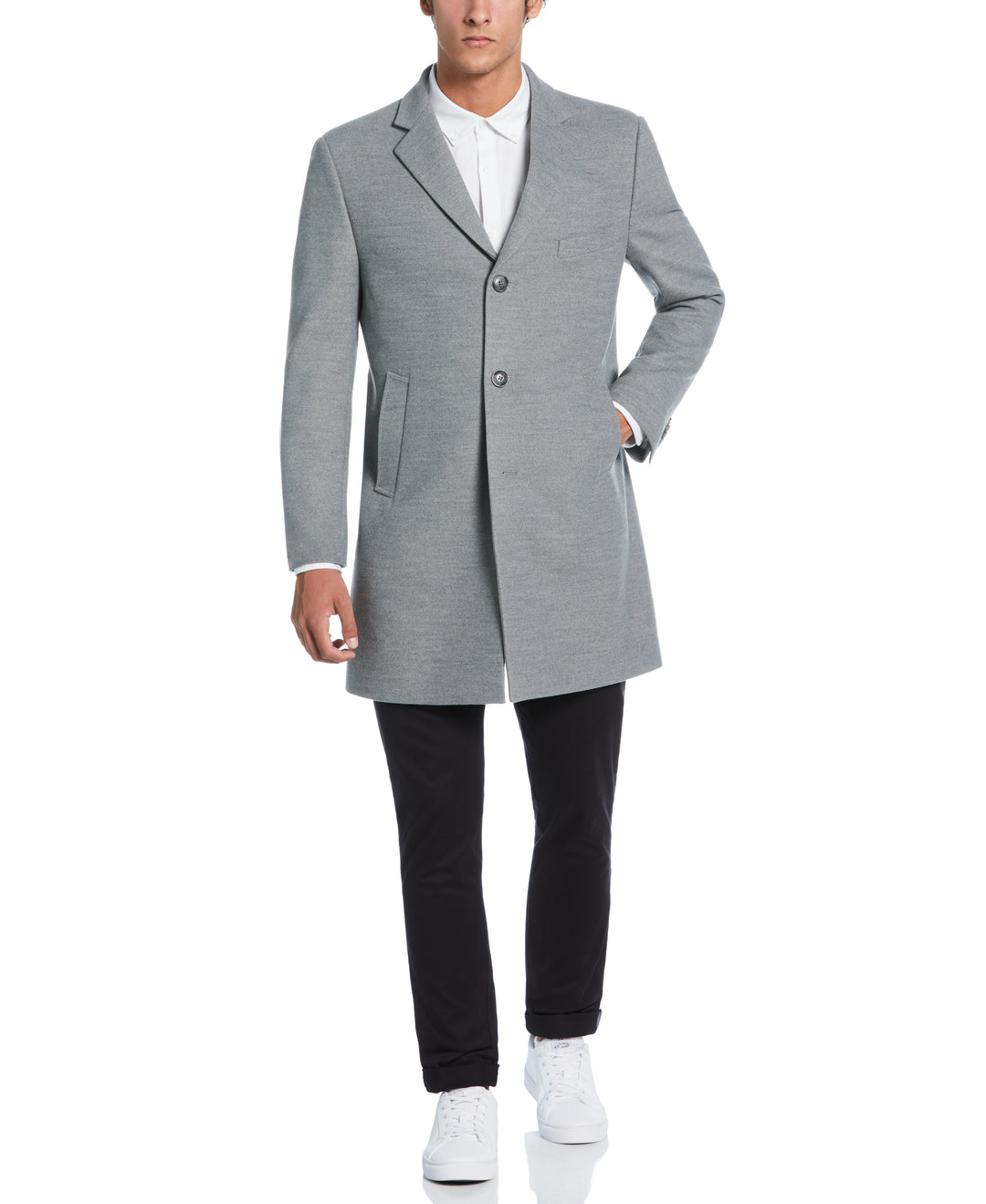 Light Grey Priel Overcoat (Light Grey) 
