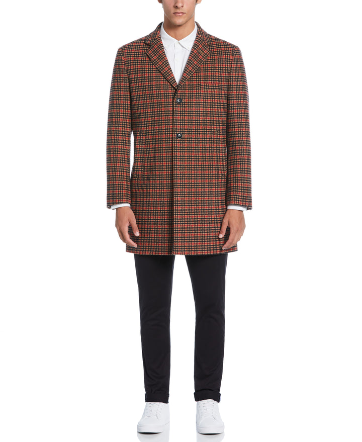 Tan Priel Overcoat (Tan/Red) 