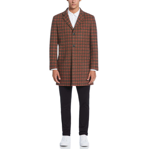 Tan Priel Overcoat (Tan/Red) 