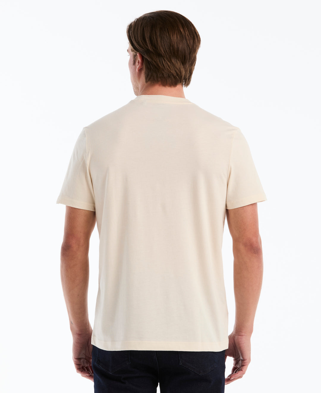 Cotton Graphic Tee with Puff Logo Pete (Birch) 