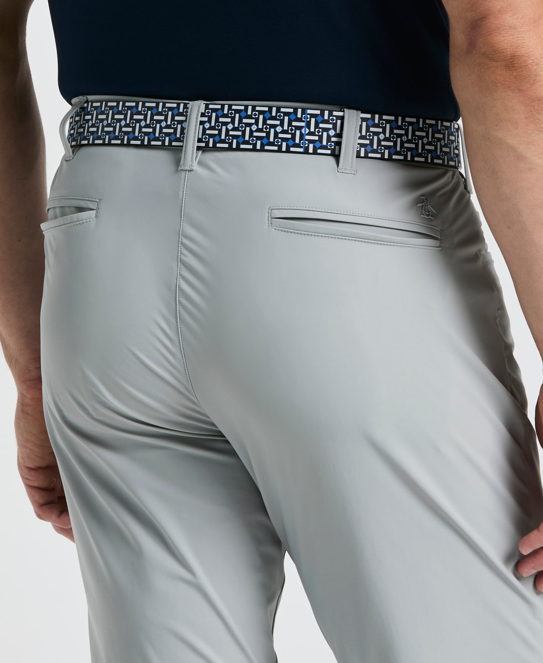 Pull On Nylon Golf Pant  (Quarry) 