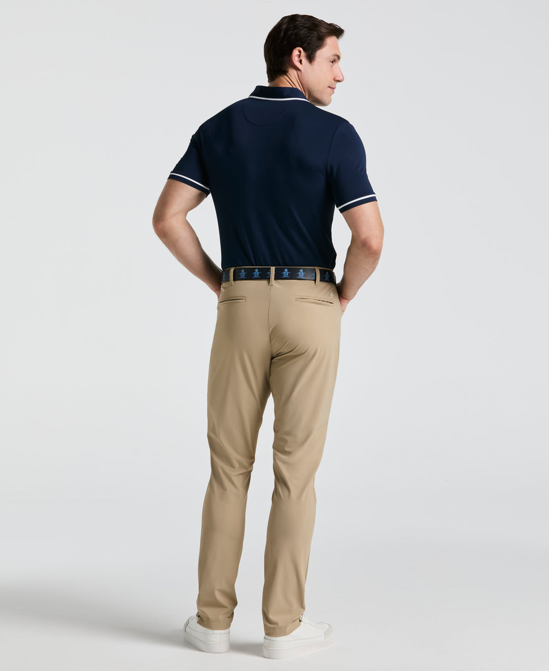 Pull On Nylon Golf Pant  (Chinchilla) 