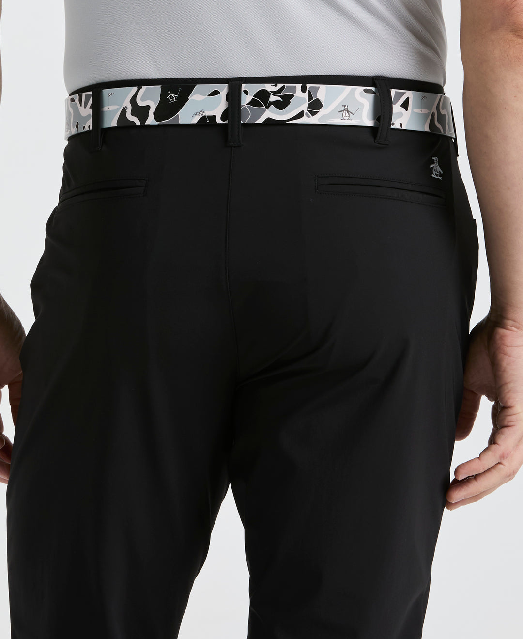 Pull On Nylon Golf Pant  (Caviar) 